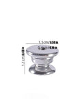 Totally Dope 24 Piece Alloy Metal Drawer Knob Bases For Sweet Diy Crystal Epoxy Resin Handles with dimensions 0.43x0.59x0.16 inch.