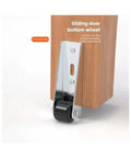 Built Like A Tank Heavy Duty Outdoor Gate Support Wheel Low Profile Roller For Wooden Shed Doors With Super Slick Ball Bearings And Scratch Proof Floor Pad That Stops Sagging Without The Headache on a wooden door.
