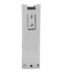 Hardcore 5 Inch Mini Drawer Slides Steel Guide Rails Zinc Plated Tracks close-up of a single steel slide for cabinets.