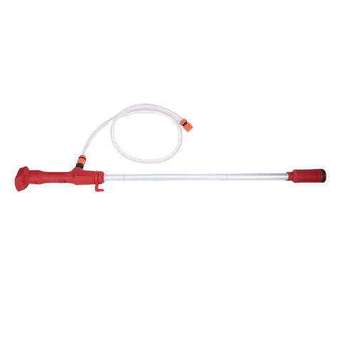 Cordless Stick Water Transfer Pump Kills Heavy Duty Draining With Zero Sweat generating 554 GPH flow with a long reach handle.