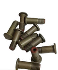 Titanium heavy-duty shear pin fasteners, 10-piece pack, for secure metal assemblies.