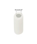 Ceramic insulating tube, white, 1mm bore, 3x10mm size for electrical wire insulation