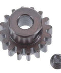 16 Tooth M5 Pinion Gear For 1/8 Scale MOD1 RC Cars, 5mm Bore, M5 Set Screw, CNC Machined Steel, Hardened And Laser Etched Teeth