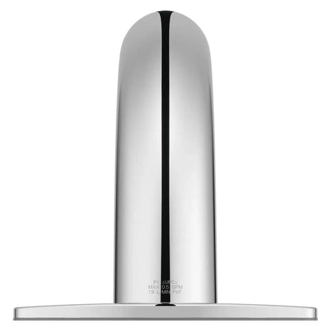 Touchless Motion Sensor Commercial Bathroom Sink Faucet With Single Hole Mount Polished Chrome Finish 0.5 GPM Low Flow No Contact