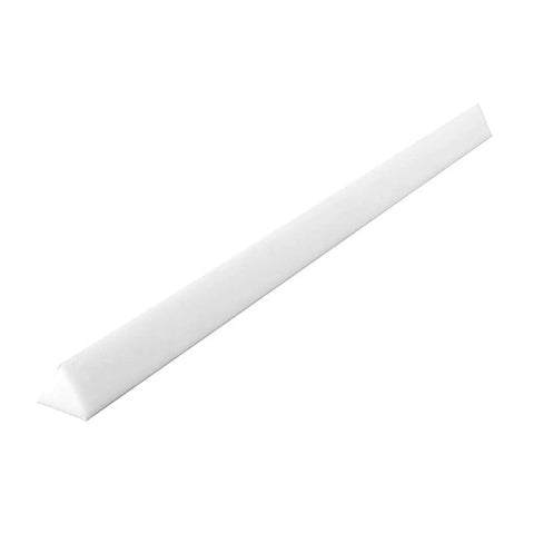 White Ceramic Sharpening File Set With Fine Grit, Versatile Triangular Shape, Great For Deburring Hardened Tools, Model 400F