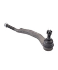 Top Shelf 2 Pack Front Outer Tie Rod Ends Featuring Pre Greased Socket Joints For Tight Steering Hookup And Hassle Free Bolt Up Swap On Chevy Buick Gmc Isuzu Suspension - single tie rod end viewed from the side with a rust-resistant steel build.