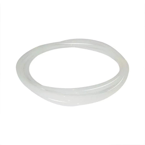 4m Long Inner Cable Tube Liner Protection For Mountain Bike And Road Bike Universal Fit Brake And Shift Derailleur Cables Replacement Premium PE Material Clear Ride Ready DIY Bike Maintenance coiled on white background