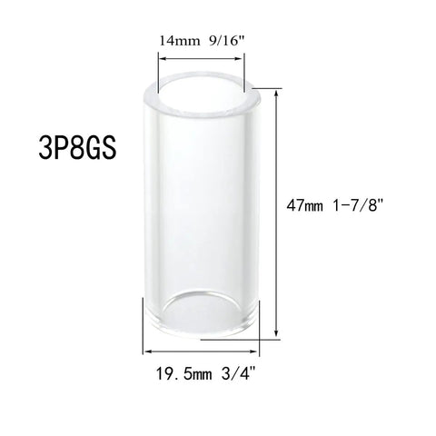 Clear Quartz Glass TIG Cup Nozzle 9 Sixteenth Inch (14mm) Replacement Cups For SR WP 17 18 26 TIG Welding Torches