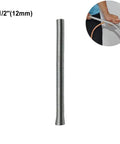 Rock Solid Oil Quenched Spring Tube Bender Kit For Copper And Aluminum Pipes, 1/2"(12mm) pipe tool shown bending tubing.