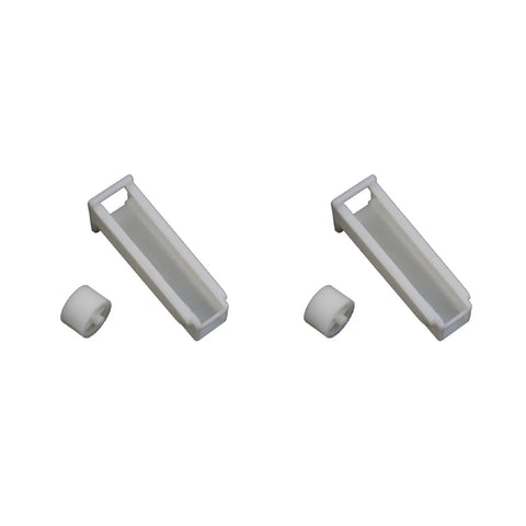 2-Pack Silicone Tubing Clamps Shut Off Hose Clip With Adjustable Flow Control For Small Hoses And Wine Bottles displayed together