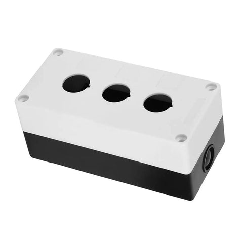 22mm Push Button Switch Box With Flame Retardant ABS Enclosure And Sealing Rubber Strip For Wall Mount Control Panels And Signal Indication
