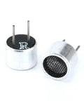 Five Pack RT Split Ultrasonic Transducer Sensor Probes, 16mm Diameter, 40KHz Ultrasonic Sensor visible from front and side view