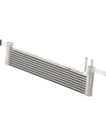 Heavy Duty Aluminum Transmission Oil Cooler For Ford Mustang 2015-2022, Perfect Replacement That Upgrades Heat Sinking For Better Performance And Keeps Things Running Smooth Under Pressure Without Breakdowns. Aluminum cooler with mounting bracket