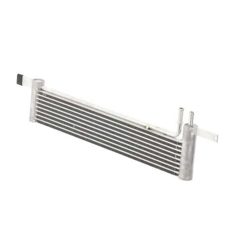 Heavy Duty Aluminum Transmission Oil Cooler For Ford Mustang 2015-2022, Perfect Replacement That Upgrades Heat Sinking For Better Performance And Keeps Things Running Smooth Under Pressure Without Breakdowns. Aluminum cooler with mounting bracket