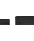 Two sizes of black 14 Tool 3/8 Inch Drive Flare Nut Crowfoot Wrench Organizer Rack for 5/16 to 1-1/16 Inch Wrenches shown side by side.