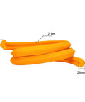 Air-Liner Tire Insert For Tubeless-Ready Bike Tires No Flat Protection And Rim Guard shown coiled with size dimensions