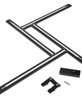 Adjustable Router Jig Frame and Guide System for Cutting Square and Rectangular Recesses, Slots, and Face Panel Molds With a Router.