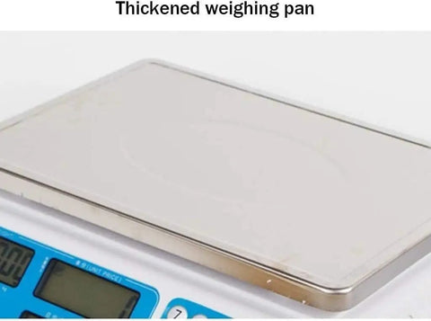 Thickened weighing pan of the Hassle Free Heavy Duty Electronic Counting Scale for Quick Parts Inventory Sorting 3kg Capacity.