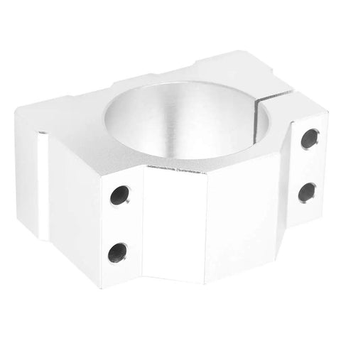 High-Precision 52Mm Aluminum Spindle Motor Clamp For CNC Works, Anti-Skid Design With Premium All-Sandblasted Finish, focus on the cylindrical interior.