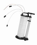 Easy Grip Hand Operated Oil Pump For Quick Engine Fluid Extraction With Suction Hose and Smooth Manual Action makes oil transfer easy.