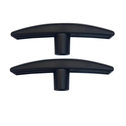 2 Pack RV Waste Water Valve Handles Replacement Compatible With Camco For One And A Half Inch Two Inch And Three Inch Sewer Dump Valve Gates T Shape Plastic Handles With Curved Design For Easy Grip And Durable RV Drain Valve Operation