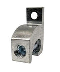 Heavy Duty Aluminum Electrical Wire Connectors Built Tough Mechanical Lay In Lugs For Copper And Aluminum Conductors UL Certified Rock Solid Grounding Hardware 100 Pack, close-up of aluminum mechanical lug.