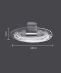 Slide Right In Nose Pads 5 Pairs Ultra Smooth Silicone Glasses Replacement anti-slip oval nose cushion 13mm x 7mm size.