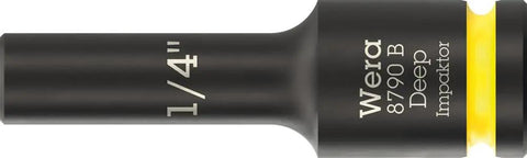 1/4 inch socket from Magnetic Rail Socket Set With Impaktor Deep Imperial Sockets Three Eighth Inch Drive Nine Piece Imperial Socket Set