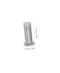 Stainless Steel B Type Cylindrical Flat Head Pins, Multipurpose Locating Pins for Machinery, Furniture and Jewelry Making