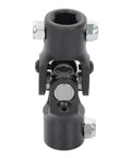 Three Quarter Inch Steering U Joint 36 Spline To Three Quarter Inch DD Black 96mm Beefed Up Heavy Duty Single Joint Nickel Plated Steel