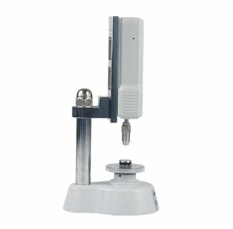 Grain Hardness Tester Penetrometer For Wheat Rice And Feed Digital Durometer Meter Gauge With 20kg Max Load 0.01kg Divisions 0.1N Accuracy Handy Handheld Grain Quality Analyzer Monitor, side view