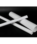 Heavy Duty PTFE Sleeve 50cm Hollow Tube For Industrial Use Low Friction High Heat And Chemical Resistant Fits OD 20 To 55mm With Inner Holes