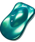 Top Shelf Automotive Basecoat Midcoat Paint Gallon Ready To Roll With Slow Reducer For Slick Blending Clean Showroom Finish Reliable Custom Color Matching swatch in vibrant teal color.