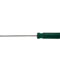 Open Eye Tire Plug Inserting Tool With Screwdriver Handle No 197 for Tire Plug Kits and Rema Seal, shown with comfortable green grip.