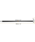 Rolling Head Pry Bar 12 Inch Heavy Duty Carbon Steel Leverage Tool with dimensions and heat treated rod illustration.