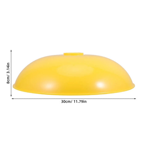 Eyewash Bowl Replacement Basin For Eyewash Stations, 11.81 Inch Yellow ABS Plastic Safety Receptor Basin, 30cm x 8cm