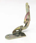 Heavy Duty 180 Degree Flap Hinge Iron Hidden Folding Bracket viewed from the side, featuring smooth operation and sturdy construction.