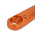 Close-up of orange Beefy CNC Aluminum Dirt Bike Kickstand With Springs For XCF EXC EXC F XC XC W XCF W Six Days XC W Six Days TPI 2017 2022