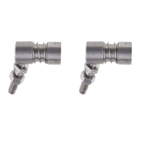 Boat Throttle Ball Joint Quarter Inch Six Millimeter Linkage End Set Of Two 304 Stainless Steel Marine Steering And Control Hardware Durable Corrosion Resistant For Outboard And Inboard Boats, two ball joints