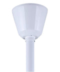 Ceiling attachment of 56-Inch White Industrial Ceiling Fan With A Whisper-Quiet DC Motor For Gyms Schools Studios And Big Spaces