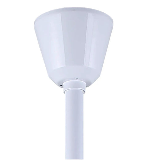 Ceiling attachment of 56-Inch White Industrial Ceiling Fan With A Whisper-Quiet DC Motor For Gyms Schools Studios And Big Spaces