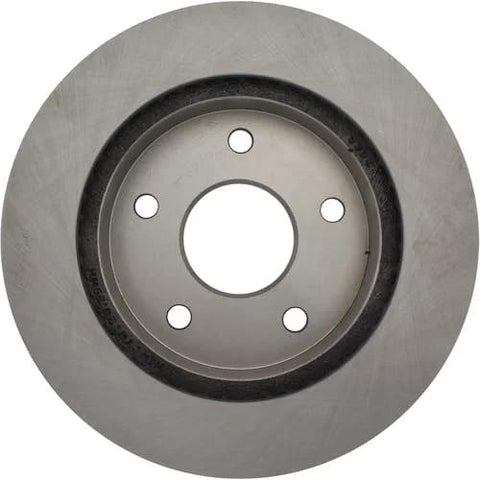 Centric 121.67050 C-Tek front brake rotor, 5-lug pattern; silver rotor with dark inner wear ring