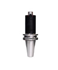 Rock Solid BT50 CNC Milling Tool Holder Built Tough From Premium Stainless Steel For Heavy Duty Milling And Grinding With Impact Soaking Housing And Simple Plug And Play Install, front view.