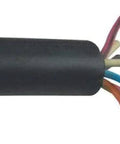 16/8 SOOW Portable Cable 600V Black 150 Ft 8 Conductors Industrial Grade Heavy Duty Power Wire With 7 Amp Capacity Flexible PVC Insulation