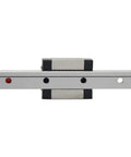 300mm MGN12 Linear Rail Guide with Black MGN12C Carriage Block, red end stops, smooth CNC machining rails, pro grade kit for makers