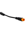 3 Pin Throttle Connectors Cable For Electric Bikes Waterproof 3 Pin Sensor Thumb Throttle Adapter Female To Male Connector Compatible With Motor Controllers Easy Install Seamless E Bike System Link, black cable with orange connector