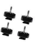 Four 2506 1500KV and 1850KV brushless drone motors with 5mm titanium shafts for 5-6 inch propellers, FPV racing quad compatible