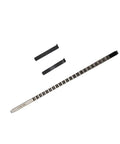 Push Type Keyway Broach 8mm HSS Cutting Tool for CNC Router shown with grooving tool accessories