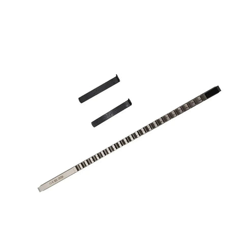Push Type Keyway Broach 8mm HSS Cutting Tool for CNC Router shown with grooving tool accessories