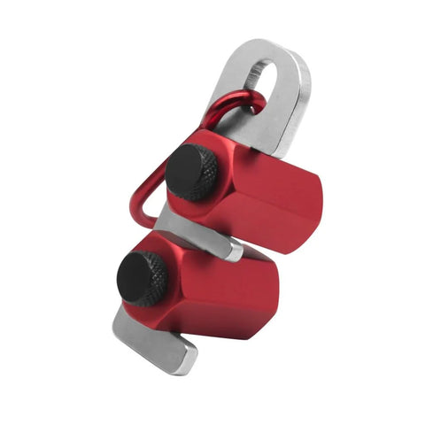 Anodized Aluminum Stair Gauge Framing Square Attachment Jig For Stair Stringer And Rafters Layout, compact red aluminum alloy